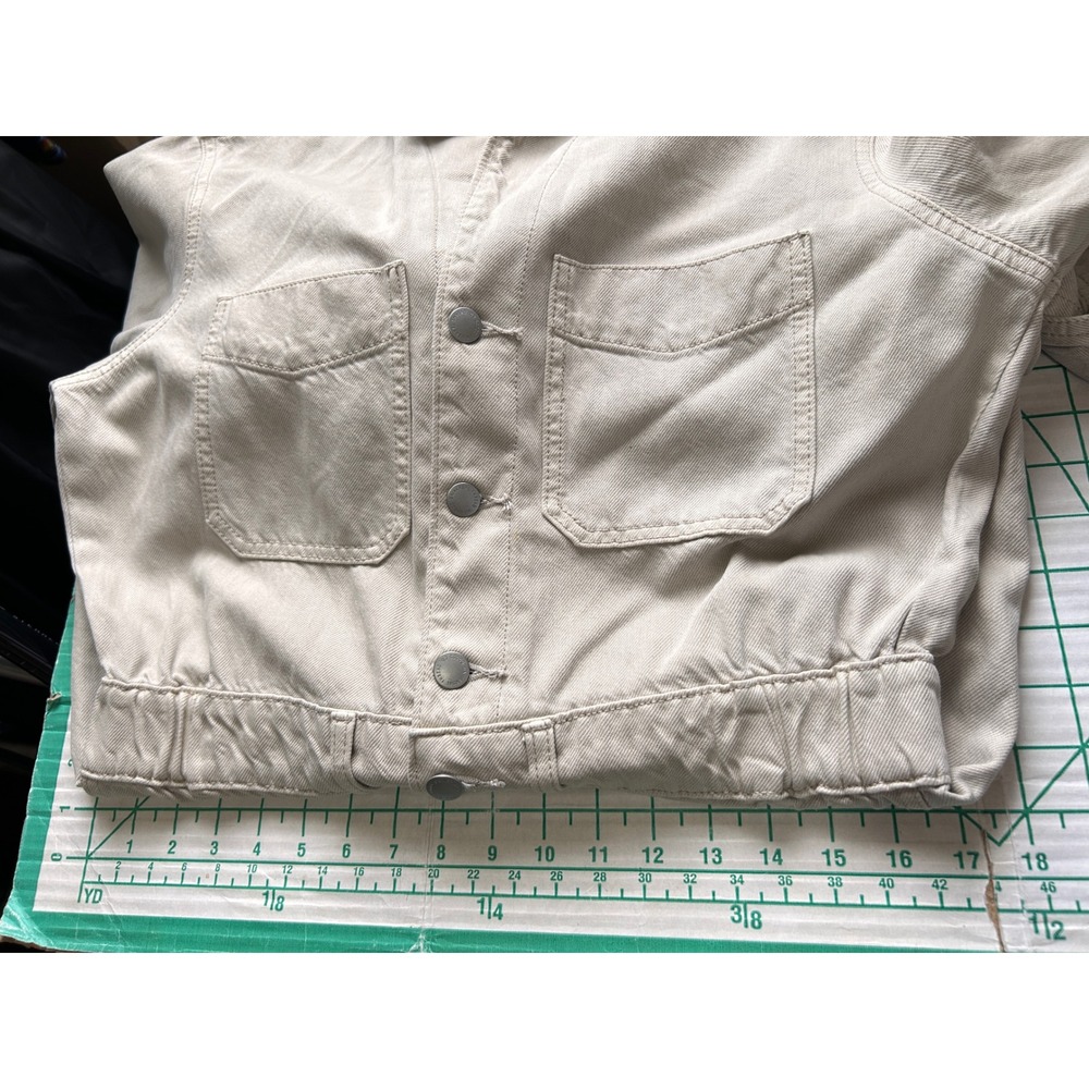 Universal Thread 10 Utility Jumpsuit Tan Boiler Suit Cotton Lyocell Workwear - Picture 6 of 15